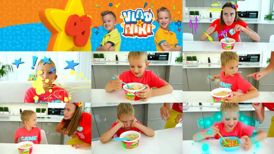 Vlad and Niki pretend play with Mommy | Funny stories for kids