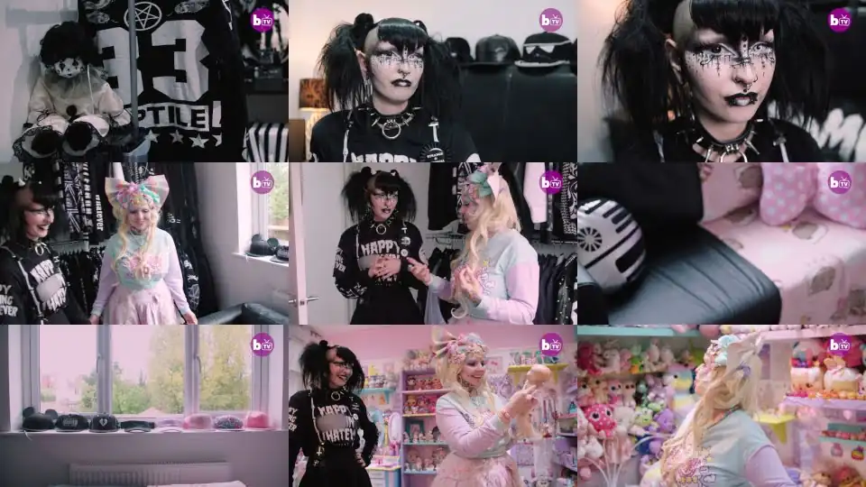 The Goth Who Lives With A Lolita Doll | HOOKED ON THE LOOK