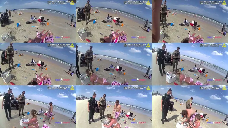 Florida Couple Arrested After Passing Out on Beach And Losing Kids