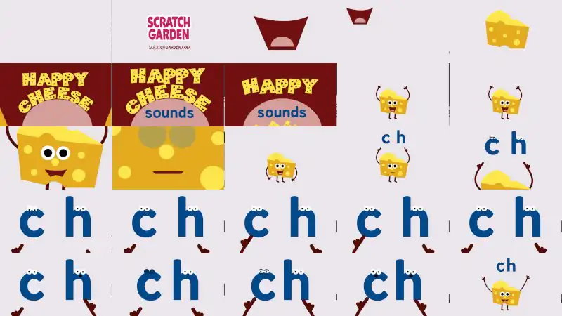 The CH Sound | Phonics Video | Scratch Garden