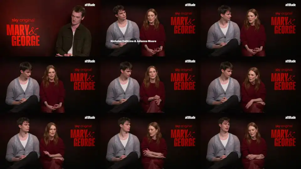 Mary & George's Nicholas Galitzine and Julianne Moore on gay sex scenes and Red, White & Royal Blue