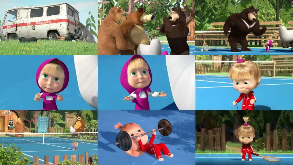 Masha and the Bear 2023 ⚽ Kick, pass and run 🥅🏅 Best episodes cartoon collection 🎬