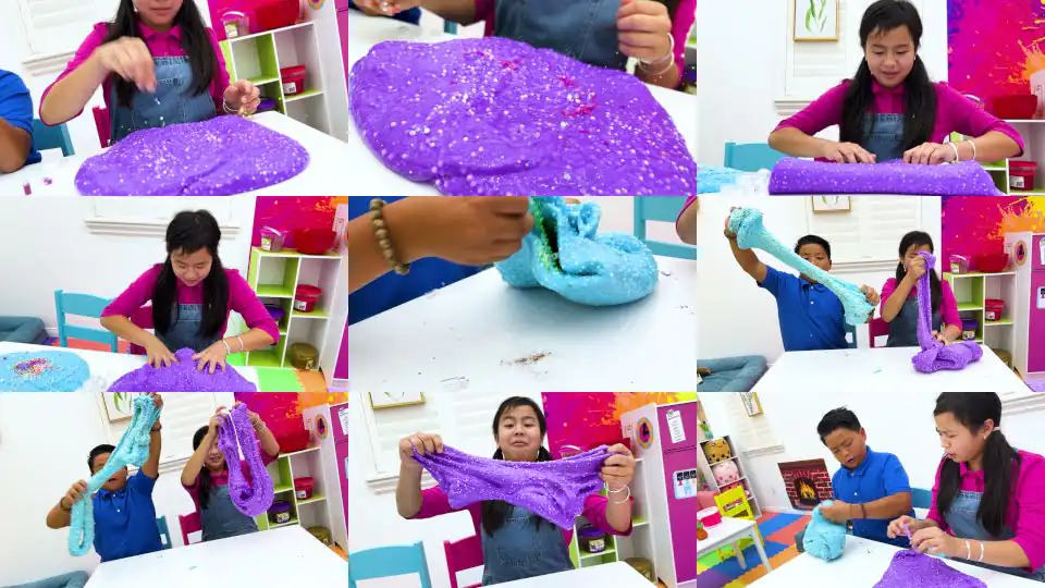 Alex and Jannie Fun Slime Activities for Kids: Learning to Share and Create Together
