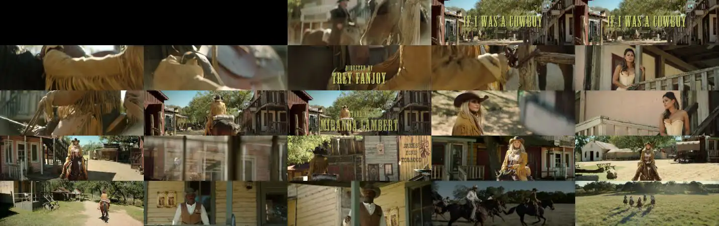 Miranda Lambert - If I Was a Cowboy (Official Video)