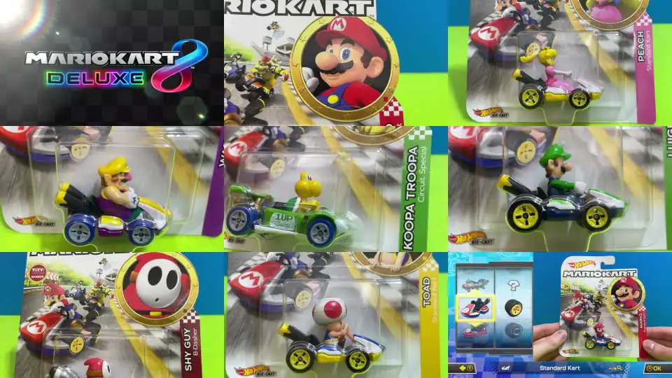 Opening Hot Wheels Mario Kart Toys!