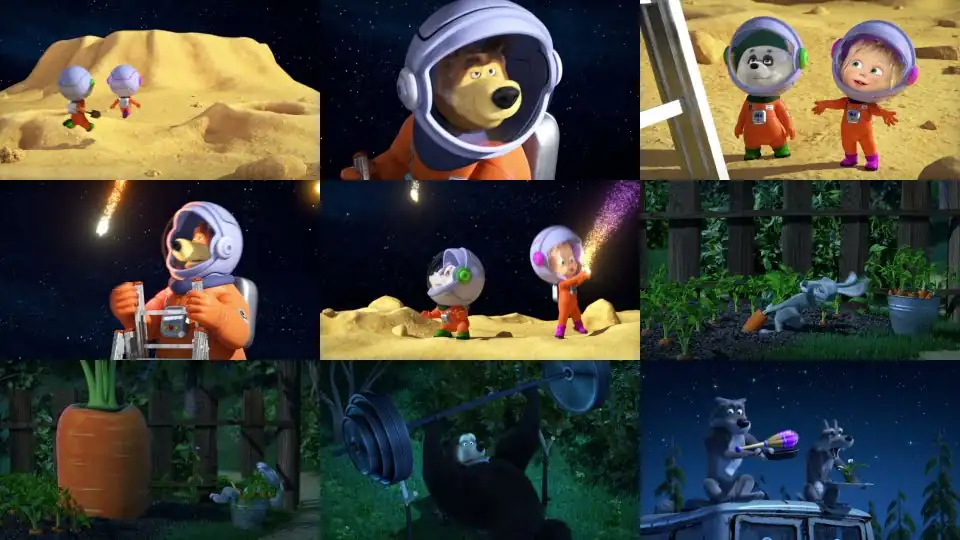 Masha and the Bear – 🚀🌕Twinkle, twinkle, little star🌕🚀 Episode 70