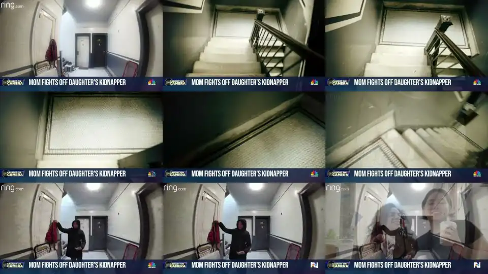 Mom fights off daughter’s would-be kidnapper down 4 flights of stairs