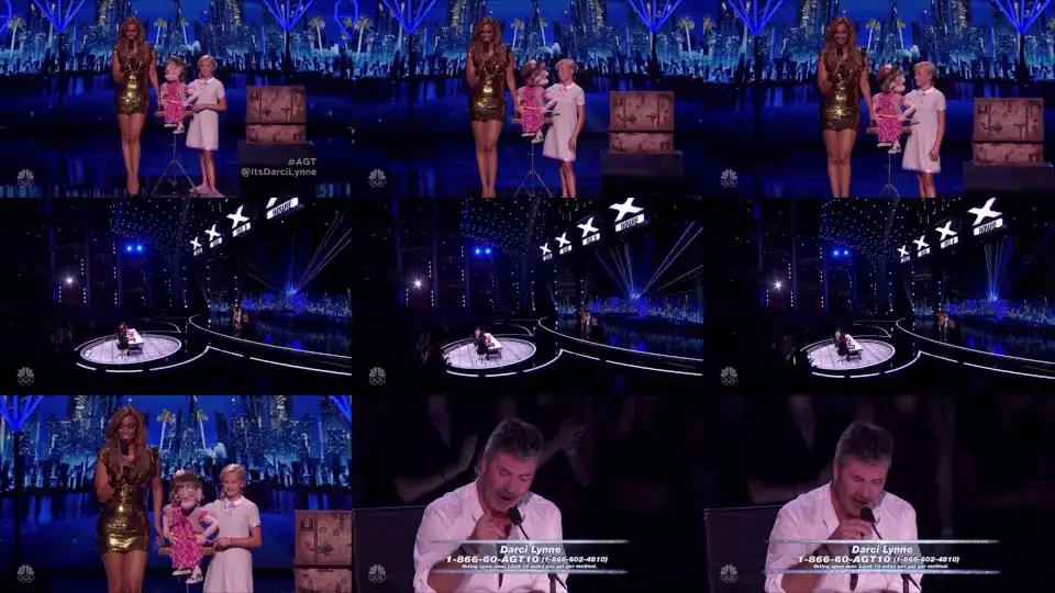 Darci Lynne's Naughty Old-lady Puppet 'Edna' Makes Simon Cowell BLUSH!!