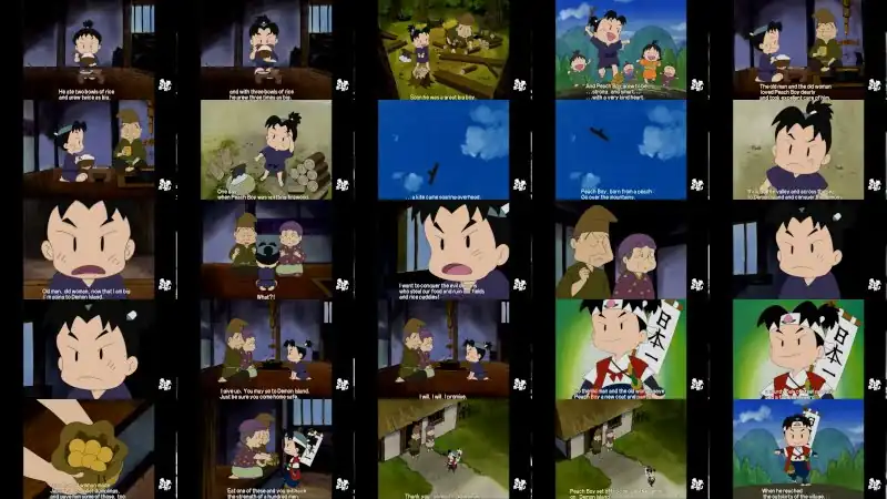 PEACH BOY - MOMOTARO (ENGLISH) Animation of Japanese Traditional Stories