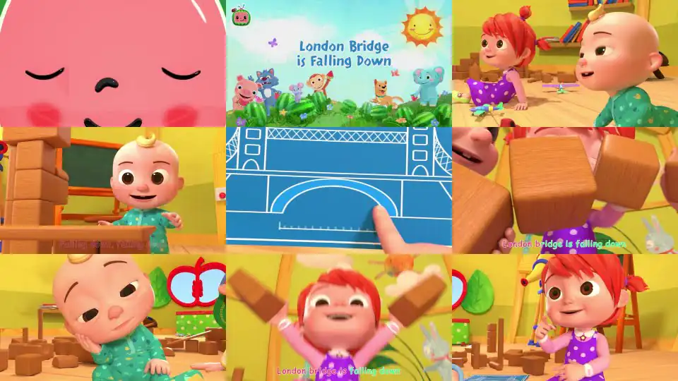 London Bridge Is Falling Down + More Nursery Rhymes & Kids Songs - CoComelon