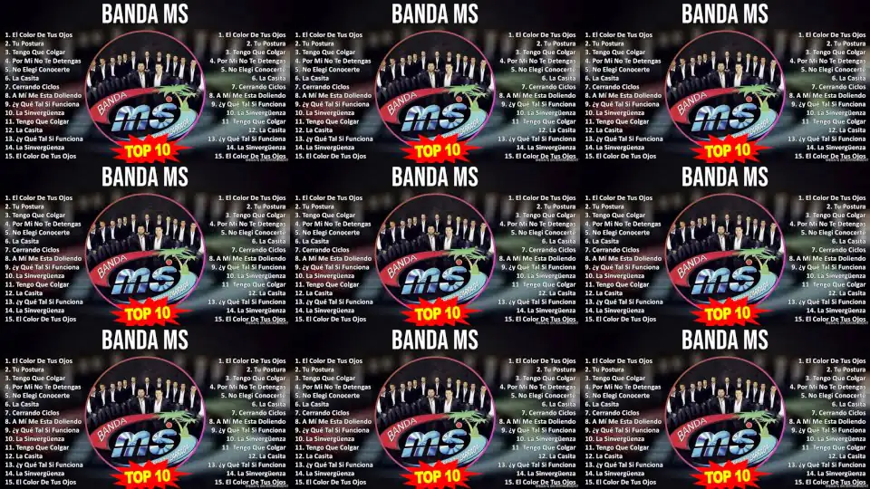 B a n d a M S MIX Grandes Exitos, Best Songs ~ Top Latin Music