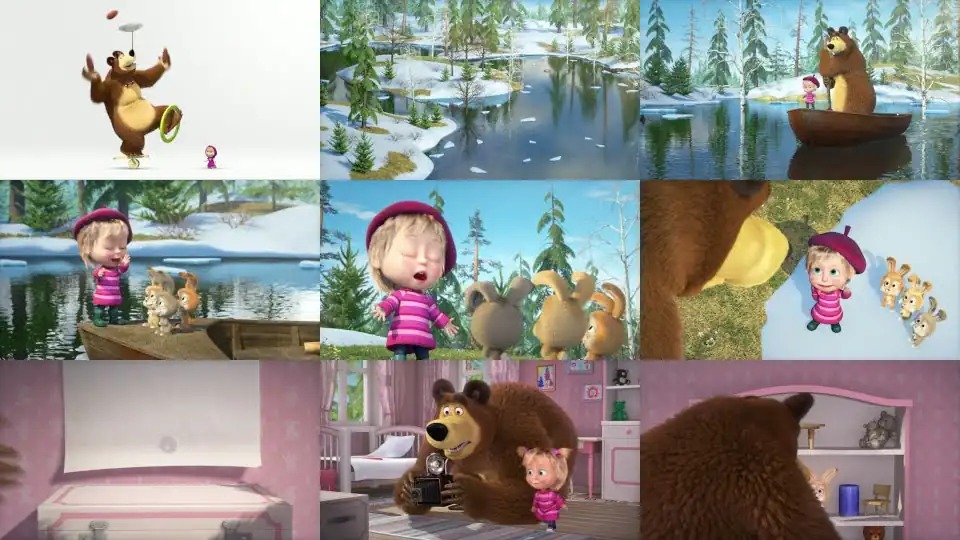 Masha y el Oso 🐻👱‍♀️ Cambio de rol 🍼🐰👣 Dibujos animados 2023 🎬🥰 Masha and the Bear