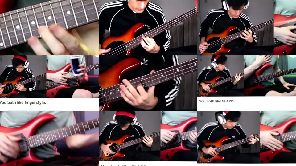 I FOUND HIM on Omegle.. (BASS vs GUITAR Epic Battle ft. TheDooo)
