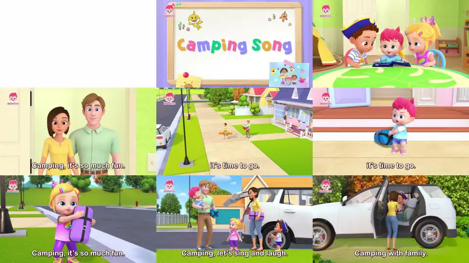Camping Song +more for Kids | Outdoor Play and Learning Songs Compilation | Bebefinn Nursery Rhymes