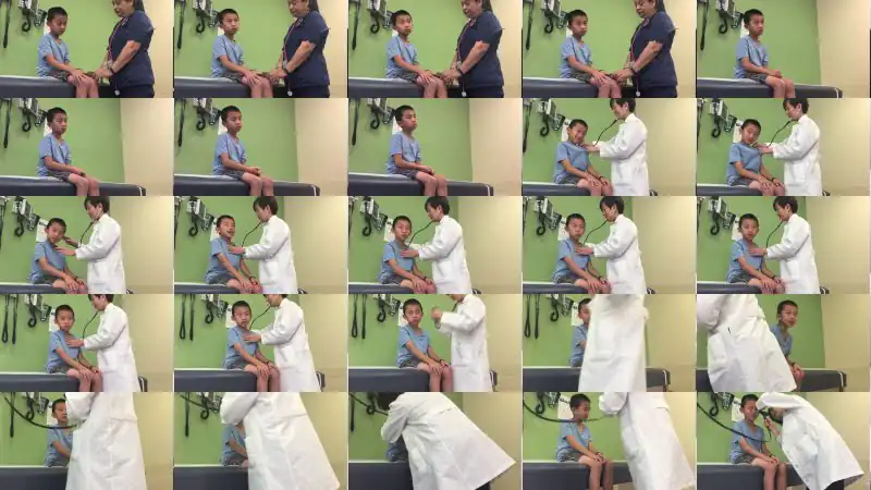 10 year old doctor check up