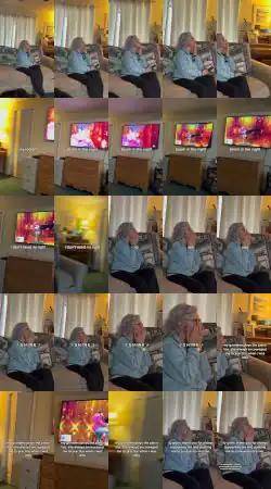 grandma crying watching JVKE sing on TV for the first time.. #goldenhour #jvke