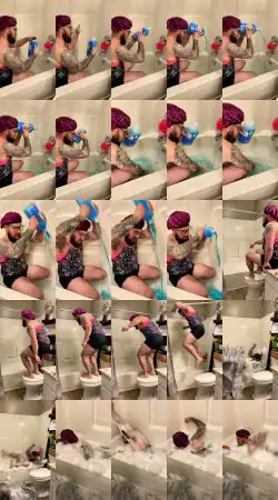 A parents POV when their kid takes a bath.