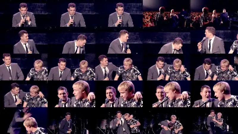 Michael Buble duets with 15 year old boy on 'This is Michael Buble' - HD