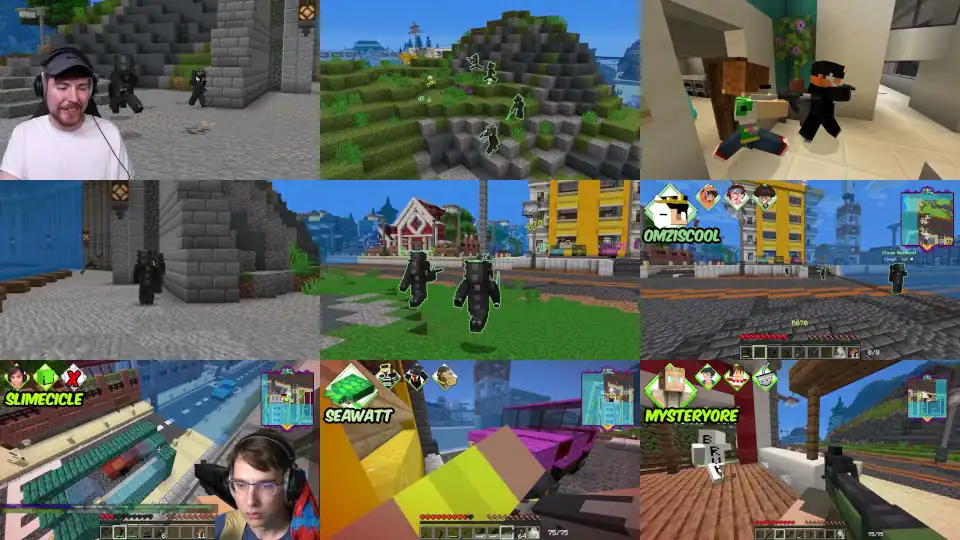 100 YouTuber Minecraft Battle Royale!