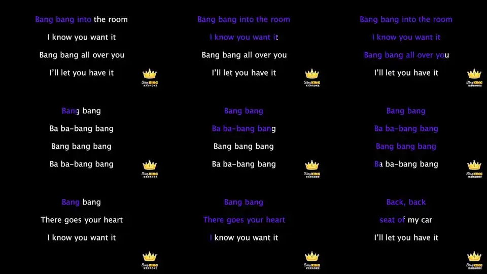 Jessie J, Ariana Grande and Nicki Minaj - Bang Bang (Karaoke Version)