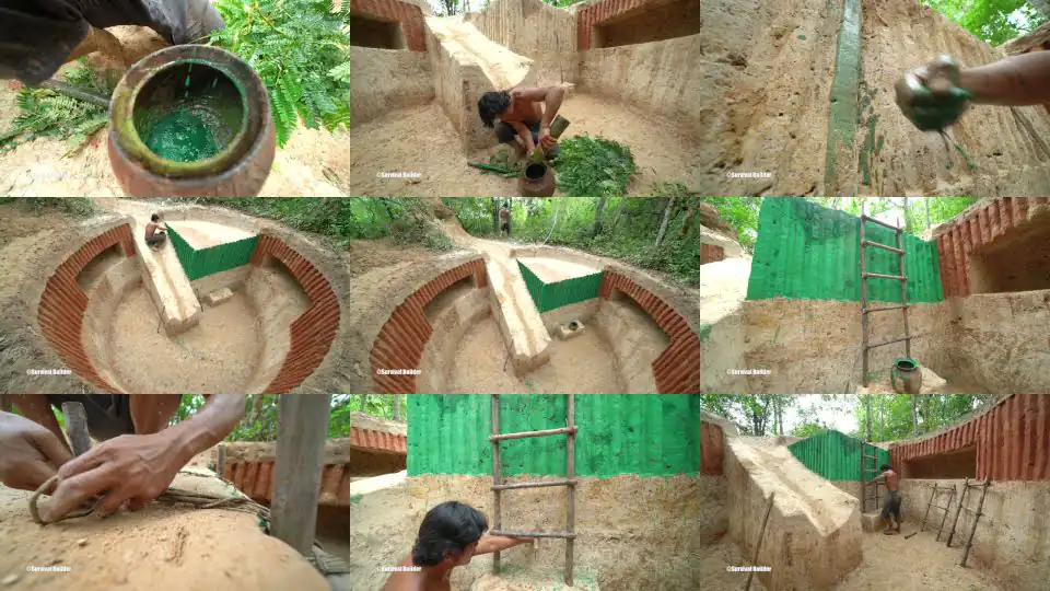 Build Most Tunnel WaterSlide To Swimming Pool Underground