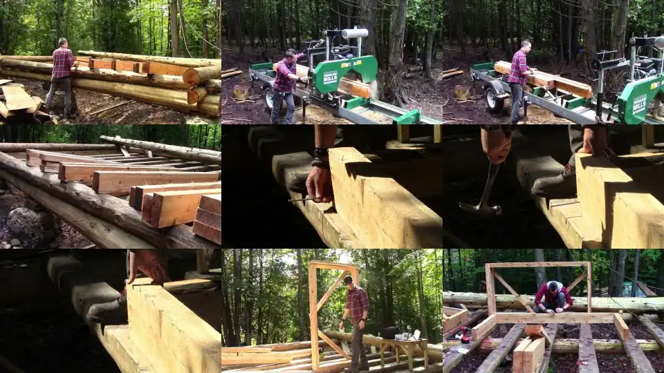 Father & Son Build their Dream Log Cabin in the Canadian Wilderness (FULL BUILD)