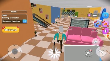 Granny vs Naughty Cat Chaos - Full Gameplay Walkthrough (Android, iOS)