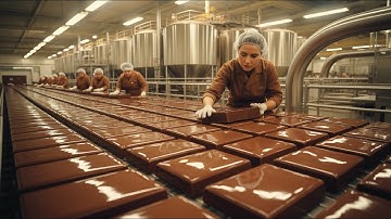 Inside the Chocolate Bar Factory — How Cocoa Beans Become Wrapped Bars (Full Process)