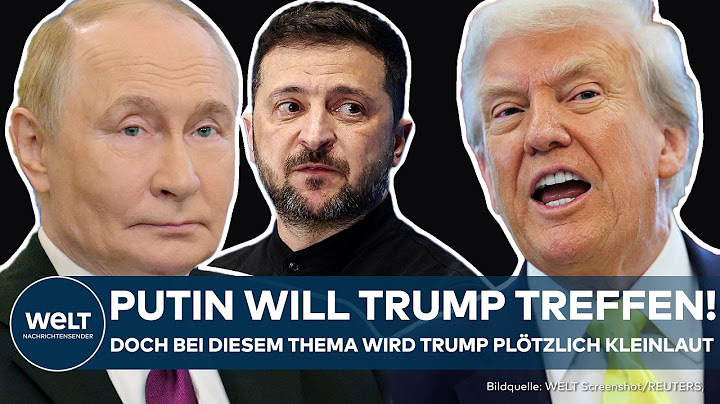UKRAIN: Treffen zwischen Trump und Putin besiegelt! Doch plötzlich wird Trump kleinlaut