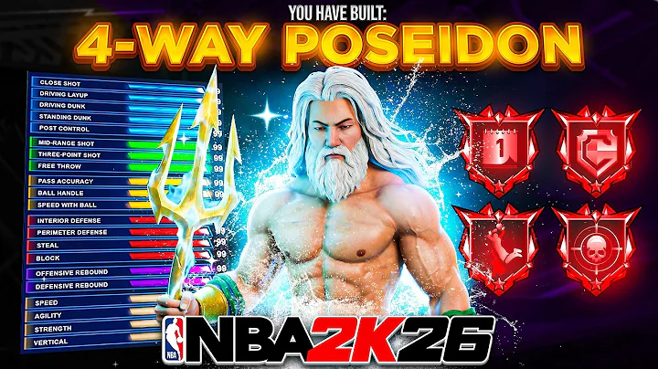GAME BREAKING NEW “4-WAY POSEIDON” BUILD WILL RUIN NBA 2K26! BEST BUILD IN 2K26!