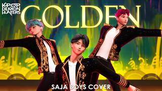 Saja Boys | 'Golden' | Kpop Demon Hunters (Fan Animation) 【Male Cover】