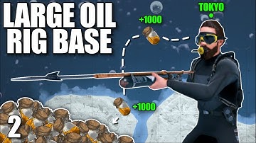 I built next to Large Oil Rig in Solo Rust...