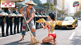 Beggar cleaning trash personally proposed by CEO—No one knew he was a hidden billionaire