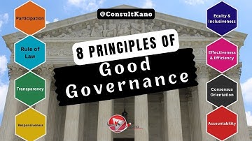 What Is Good Governance? | 8 Principles of Good Governance in Public Administration Discussed Now