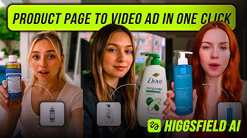Higgsfield Click to Ad From Product Page to Video Ad in One Click