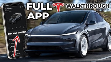 FULL Tesla Mobile App Walkthrough for Beginners 2025!