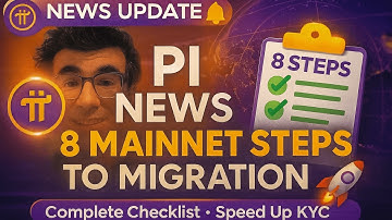 Pi News🔥8 Mainnet Checklist Steps Every Pioneer Must Complete 🚀| Speed Up Pi Migration 2025! #picoin