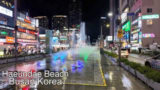 Busan Korea - Haeundae Beach Saturday Night is Amazing