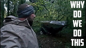 Wet Wild Camping U.K | Tarp failure and wet hammock