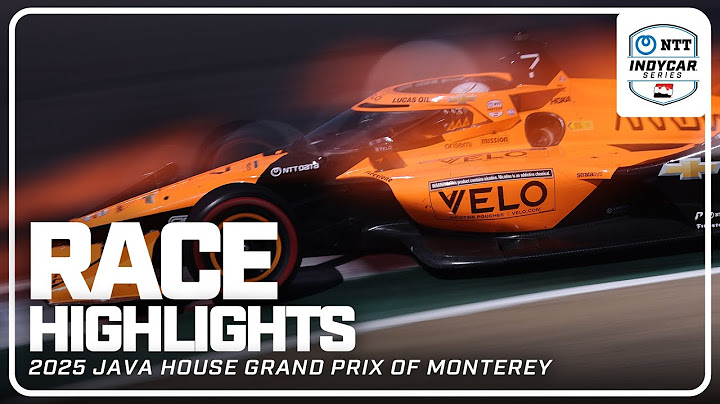 Race Highlights | 2025 Java House Grand Prix of Monterey | INDYCAR SERIES