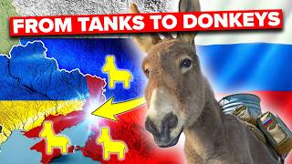 Russia Starts Using DONKEYS as They Run Out of Everything Else!