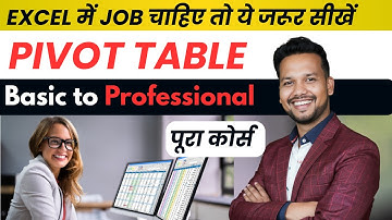 How to Use Pivot Table in MS Excel | Excel MIS Tutorial | Pivot Table ka Use kaise kare