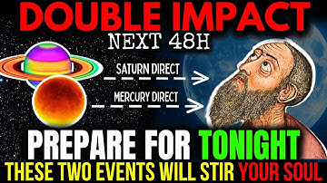 DOUBLE EVENT On This THANKSGIVING! The END of MERCURY & SATURN Retrograde Will Change EVERYTHING!