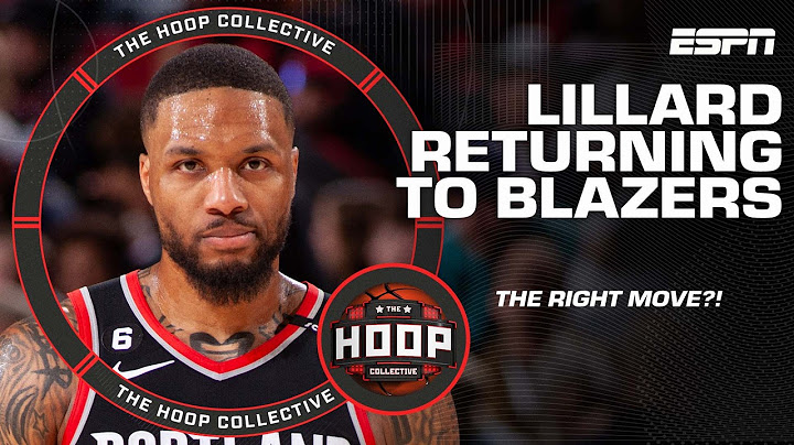 Tim Bontemps questions the Blazers' decision to bring Damian Lillard back 👀 | The Hoop Collective