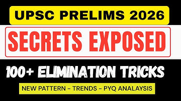Secret Option Elimination Tricks for UPSC Prelims  #iasprelims