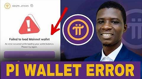 Fixing the PI NETWORK WALLET ISSUE- How To Access Your PI Failed to load mainnet wallet