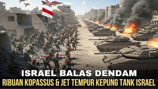 ISRAEL WILL NOT ACCEPT DEFEAT!!! THOUSANDS OF KOPASSUS AIR FORCES BRING FIGHTER JETS TO FACE ISRA...