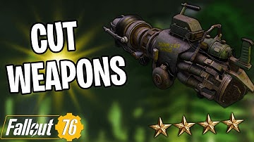Cut Weapons That Would Have Changed the Game - Fallout 76