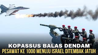 THE 1,000TH PLANE SHOT DOWN!!! THIS IS HOW KOPASSUS TAKES REVENGE ON ISRAEL...