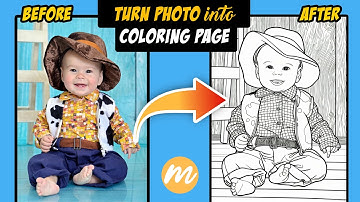 Turn Photo Into Coloring Page